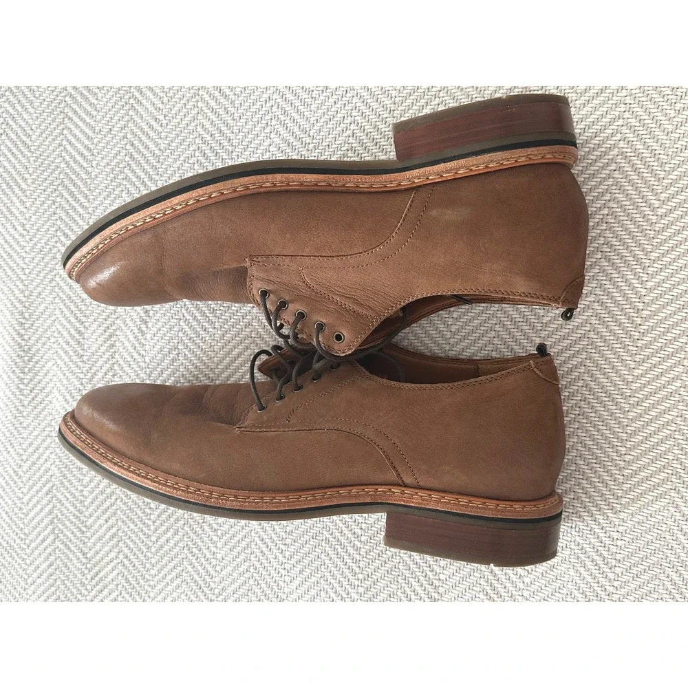 Cole Haan Williams Plain Toe Derby Shoes Mens 11.5 M Brown Leather C31408
